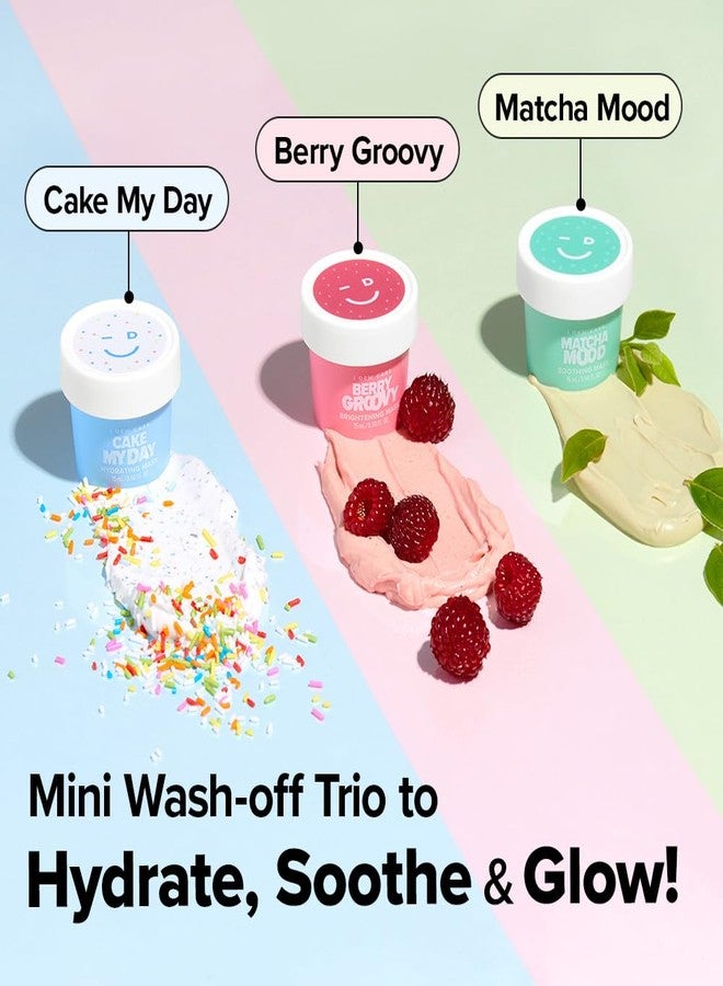 I DEW CARE Wash Off Face Mask Skincare Gift Set - Mini Scoops | Facial Masks, Matcha, Korean Skincare, Pore Cleansing Mask, Cruelty-Free, Travel Size, Mini Set, Stocking Stuffers, Teen Girl Gift Set - Image 3
